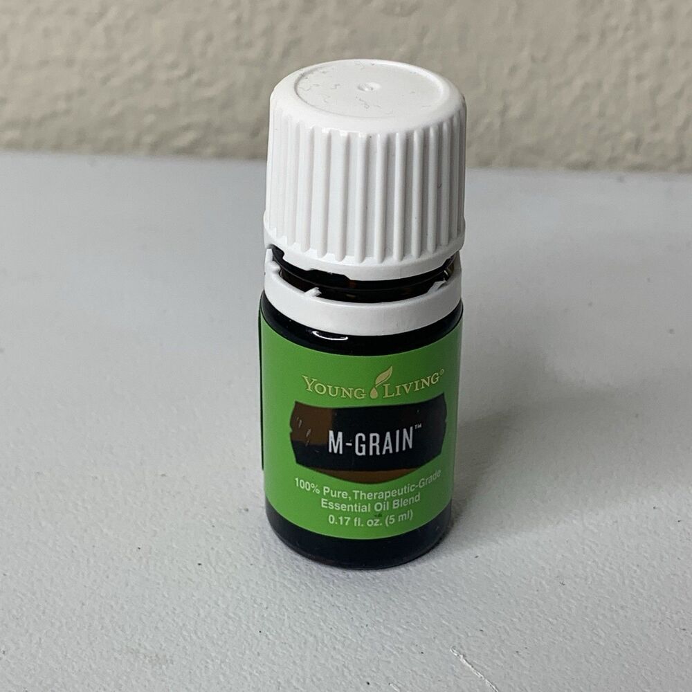Young Living Essential Oil M-Grain (5ml) Used 70% Full